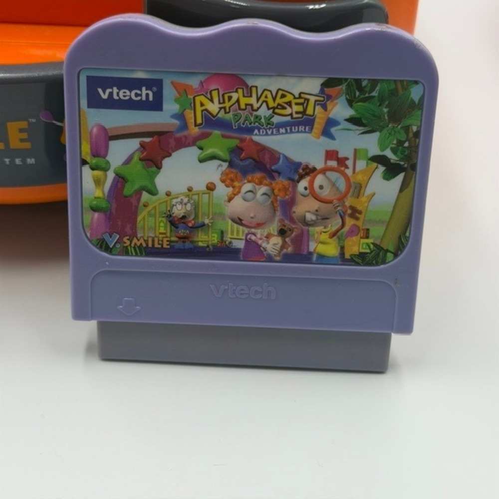 Vtech V.Smile TV Learning System Console 1 Controller 1 Game Tested/Works NOTE - Picture 3 of 9